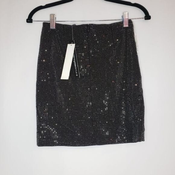 Aqua Luxe Capsule Studded mini skirt Size XS - Picture 3 of 9